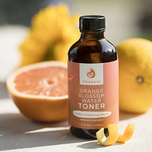 Orangenblütengesichtswasser 120 ml, 100% natürliches Gesichtswasser, Wirkt unterstützend gegen Hautunreinheiten wie Akne, Für ein feineres und gesünderes Erscheinungsbild Alkoholfrei für sensible Haut, Von Foxbrim - 2