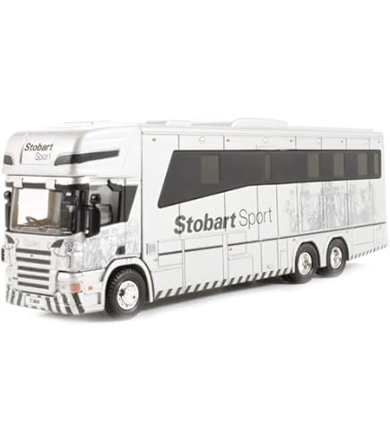 Oxford Diecast 1/76 - Scania Highline Horsebox - Eddie Stobart IVY - Camion Collection