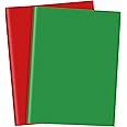 CHRORINE 50 Sheets Tissue Paper Christmas Wrapping Paper 2 Style Tissue Paper Bulk for Packaging Christmas Party DIY Art Craft（Red/Green）