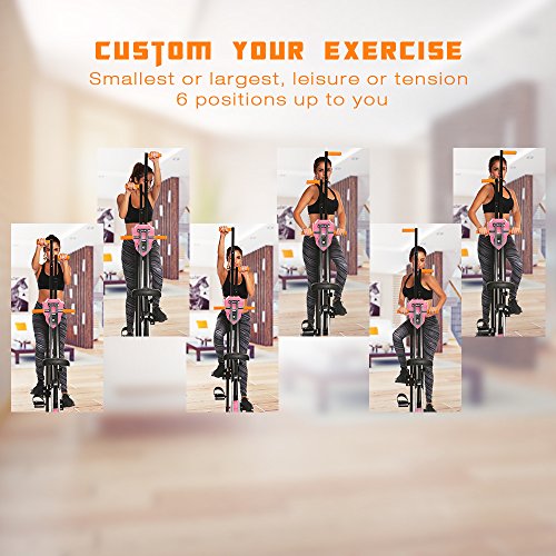 Ancheer Vertical Gym Climber Fitnessgerät Klappbar Sportgerät, Ideale Ergometer für Heimtraining, höhenverstellbar Arm- und Beintrainer für Erwachsene - 2