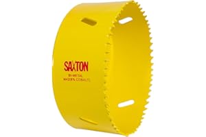 SAXTON BLADES Saxton HSS Hole Saw Cutter M42 Bi-Metal 8% Cobalt Heavy Duty (14mm – 230mm) (111mm)