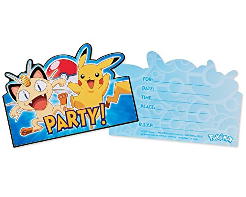 Amscan Pokémon-Einladung mit Umschlag, 491844 - 2