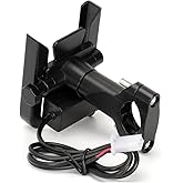 SOOPII Universal Shock Resistance Bike, Bullet, Sports Bike Mobile Phone Holder Motorcycle Mobile Mount Cell Phone Holder wit