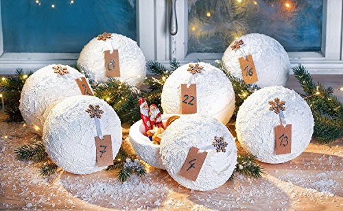 Styroporkugel, Ø 15 cm, 2-teilig - 3