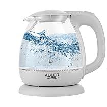 Bollitore Elettrico Adler AD1238 - 1L, Vetro BPA Free, 1100W, Spegnimento Automatico, Base 360° - Foto 10