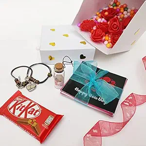 Chandrans Creation Valentine Surprise Box | Love Cards | Chocolate gift for Boyfriend or Girlfriend (Contains Chocolate) (Pack of 1)
