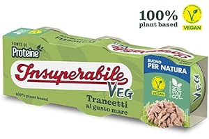 Tonno Veg Insuperabile in Scatola | 4 Pacchi da 210g (totale 840g) | Vegarella da 250ml Inclusa in Omaggio