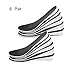 Produktbild Höhe Erhöhen Schuhe Einlegesohle-Unsichtbar Erhöht Heel Lifting Einsätze Schuh Atmungsaktiv Memory Foam Höhe Erhöhen Einlegesohle Für Frauen 6 Paar,4Cm