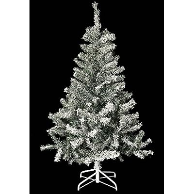 FEERIC CHRISTMAS Sapin de Noël artificiel ENNEIGE - FLOQUE - Hauteur 1m80 - 382 Branches - qualité supérieur