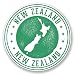 Produktbild 2 x Neuseeland Vinyl Aufkleber Aufkleber Laptop Reise Gepäck Auto Ipad Schild Fun # 6712 - 25cm/250mm Wide