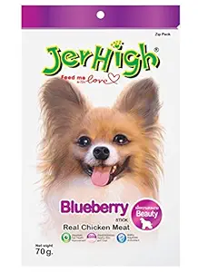 JerHigh Blueberry Stick With Real Chicken Meat, 70 g
