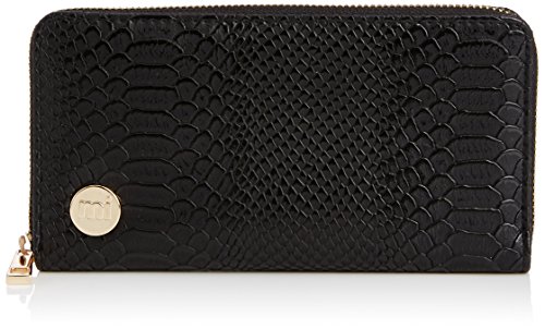 Mi-Pac Gold Zip Purse Monedero, 20 cm, litros, Python Black