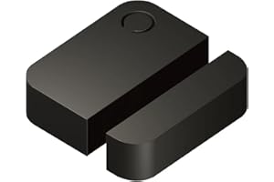 PARTYWONDER Door Sensor Cover Compatible with Ring (Color Matching), Snap-On Design for Ring 1st/2nd Gen Sensors, Strong Protective to Hide White Sensor, Upgrade Home Security Aesthetics - Black