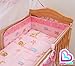 3 Pcs Cot Bedding Set 180cm Regular Bumper 120x60 cm - Pattern 11