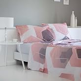 COTTON ARTean Bed Sheet Set 150 cm Ana Nude Cotton Polyester | Includes 4 pieces: flat sheet, fitted sheet, 2 pillowcases. OE
