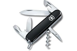 Victorinox Taschenmesser Spartan (12 Funktionen, Klinge, Korkenzieher, Dosenöffner, Kapselheber, Pinzette)