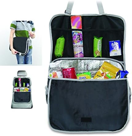 INSULATED COOLER BAG BEHIND CAR SEAT STORAGE ORGANIZER OVER THE SHOULDER BAG