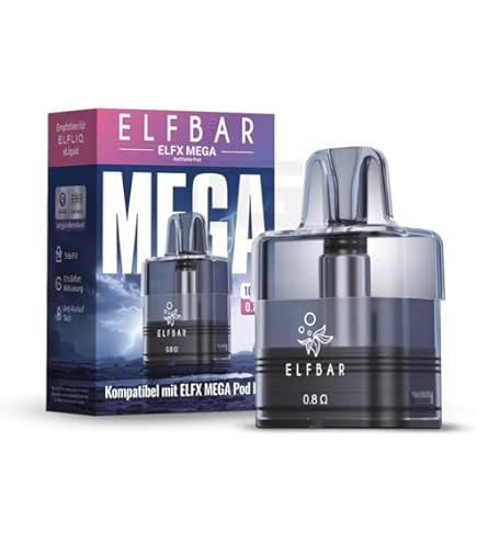 elfbar elfa master akku ELFBAR® ELFA Leerpods Selbstbefüllbar - Nachfüllbare Pods für ELFA System -  2ml Tankvolumen - Ohne Nikotin, Ohne Liquid