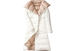 PEUIGNAO Plumifero Ultraligero Mujer Largo Chaqueta Plumas Ligeros Mujer Plumífero Ligero Mujer Talla Grande Anorak Mujer Plumon Puffer Down Jacket Plumiferos Largos Abrigo Cazadora Plumas Pluma Mujer Plumones