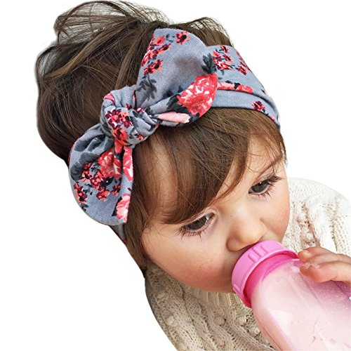 Andy’s Share 5 Stück Baby Mädchen Neueste Turban Stirnband Kopf Haarband - 5