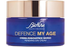 Bionike Defence My Age - Crema Rinnovatrice Viso Giorno Anti Age con Vitamina C, Nutre e Rafforza la Pelle, Contrasta Secchezza, Macchie e Invecchiamento, Dona Tonicità e Idratazione, 50 ml