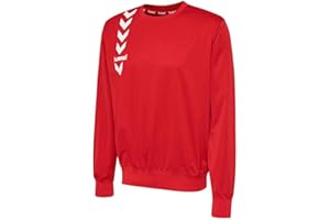 hummel Essential Poly Sweat Sudadera Azul 100% poliéster Uni_Kids Talla 6 Unisex niños