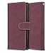 Produktbild LG X Power 2 / LG K10 Power Hülle Rot Matte matt PU Leder Magnetverschluss Ständer Flip Brieftasche Schutzhülle Handyhülle Mit Kartenfach Für LG X Power 2 / LG K10 Power Mit Zwei Geschenk