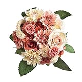 Ramos de rosas de colores frescos hogar boda cálido y romántico