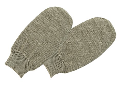 NaturaeDonum Linen Hammam Exfoliating Glove