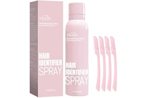 PULUNTO Hair Identification Spray, Face Shaving Powder Spray For Women, Hair Identifier Spray for Face Shaving, Dermaplaning Spray Powder For Facial Hair, Face Dermaplaning Tool Kit for Skin Care