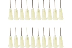 Utoolmart - Ago industriale per erogazione di precisione, in acciaio inox, 19 G, latte, 40 pezzi