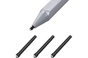 MoKo [3 PZS Punta de Pen Tips for Surface Pen, Compatible con Surface Pro 2017 Pen(Model 1776)/Surface Pro 4 Pen, Punta de Lapiz Reemplazable de Goma Flexible de Tipo HB para Escritura y Pintura