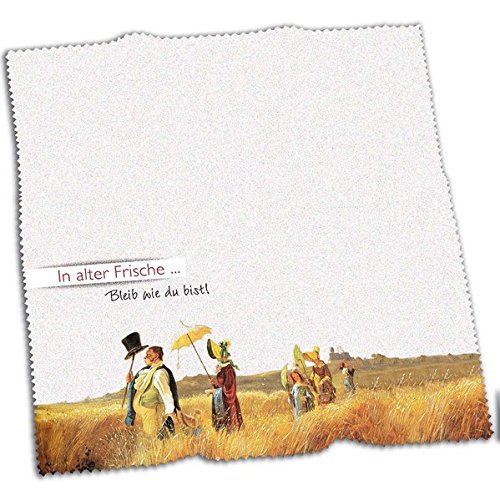 Preisvergleich Produktbild Brillenputztuch 'Spitzweg': Microfaser, L x B 15 x 18 cm