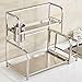 Produktbild MENA HOME/ Edelstahl Material Multifunktions-Küche Racks Gewürz Regal, Küche Regal Wand Anhänger Küchenartikel Lagerregal ( Farbe : #1+Cutting Board Rack , größe : 50 cm )