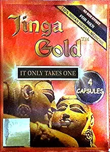 Reeha Herbals Jinga Gold 4 Capsules for Men - Ayurvedic