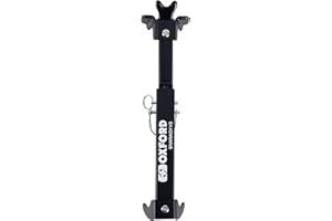 Oxford SnapJack V3 | Compact Portable Motorcycle Jack Secure Motorbike Maintenance Stand, Black
