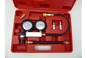 Mekanik Cylinder Leakage Tester Dual Gauge Univesal Test Rings Valves Cracks & Gasket