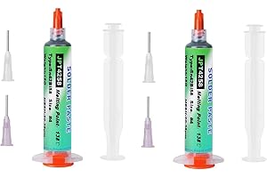 LFCFBH 2PCS 15g Solder Flux, 138°C Lead Free Flux Soldering Paste for BGA, IC, PCB, CPU, LED, SMT, Low Temperature
