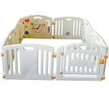 Neue Venture All Stars Baby Playpen | 8 PC ’s XXL einschließlich der Panel Tätigkeit lustige | Matten des Flur cabido und glänzende Farbe 200 Spielen Bälle | Fakten – Starke und Duable nicht toxisch Materialien, Hohe Qualität Laufstall Baby - 2