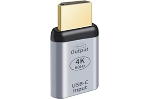 Sharelove USB C to HDTV Adapter, Practical USB C Type C 3.1 Female Source to HD Sink HDTV Adapter, Aluminium 4K 60HZ for Many Models of Tablet & Phone & Laptop