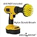 Produktbild Drillbrush Drill Pinsel Gelb 10cm Befestigung für Akku-Bohrschrauber Leistung Scrubber Teppichfleckenreinigungsmittel Stiffness Nylonborsten Allgemeine Reinigung 4 inch runde gelb