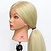 Neverland Beauty 70% 26''Blonde Hair Salon Hairdressing Model Practice Training Head Mannequin With Clamp 613# UK Stock