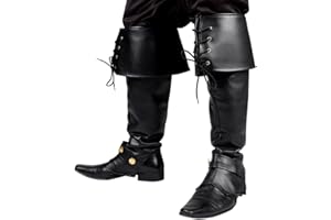 Boland 81995 - Cubrebotas para adultos, adecuados para completar el disfraz de pirata o caballero