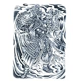 2. Coloque firmemente el tatuaje en la piel limpia y seca con la cara hacia abajo.