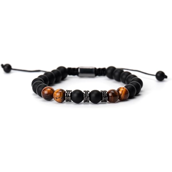 PULSERA ABUNDANCIA DORADA (Ojo De Tigre 8 Mm) - Soy Buda S.A.S