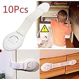 Baby Sicherheit Sperren, ELEGIANT Sicherheitsschlösser Schrankschloss Kindersicherheit Verriegelungen, Tür Schrank Kühlschrank Schublade Sperrt Safety Lock Verschluss (10 Stück) - 2