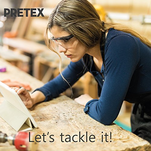 PRETEX 60 Profi Klett-Schleifscheiben für Exzenter-Schleifer 8 Loch, Ø 125 mm | 2 Jahre Zufriedenheitsgarantie | Körnung je 10x: 40 / 60 / 80 / 120 /180 / 240, Schleifpapier Set, Schleifblätter, Schleifblatt Set, Schleifscheiben Set - 7