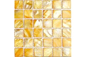 HOBBY ISLAND MOSAICS Mother of Pearl Mosaic Tiles for Arts and Crafts - (BNB2L 106 - 49pcs,BNB2L-106a)