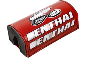 NOCYCLONIC Motorrad Lenkerpolster "Schaumstoff", Lenkerpolster Crossbar Motocross Dirt Bike (rot)