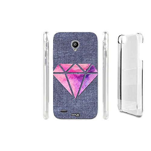 FUNDA CARCASA EFECTO JEANS DIAMANTE GALASSIA PARA VODAFONE SMART PRIME 6